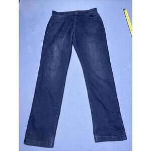 Mugsy Jeans Mens 32x32 Black Mags Stretch Denim Straight Leg Casual Comfort